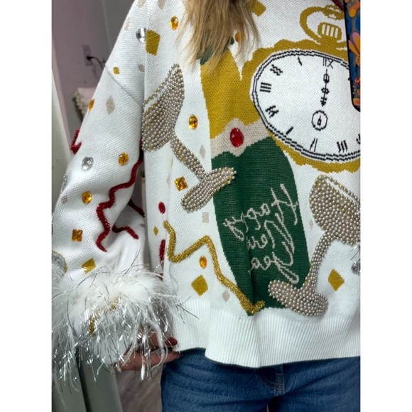 Queen of Sparkles | NYE Sweater. - Picture 2 of 5